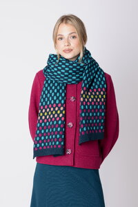 Knit Scarf Bubbles
