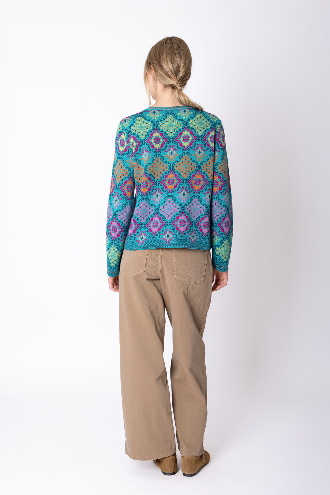 Cardigan Azulejo