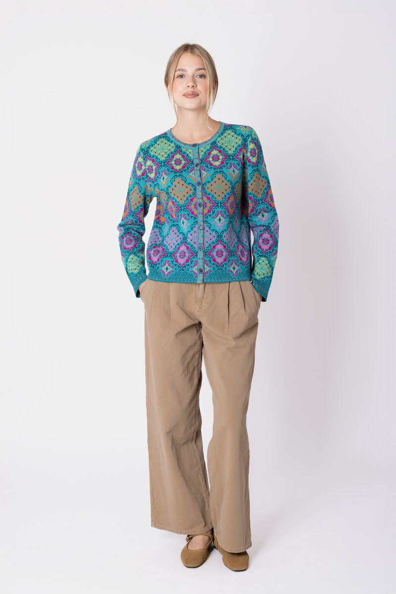 Cardigan Azulejo