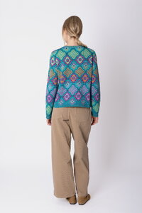 Cardigan Azulejo