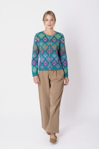 Cardigan Azulejo