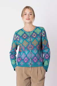Cardigan Azulejo