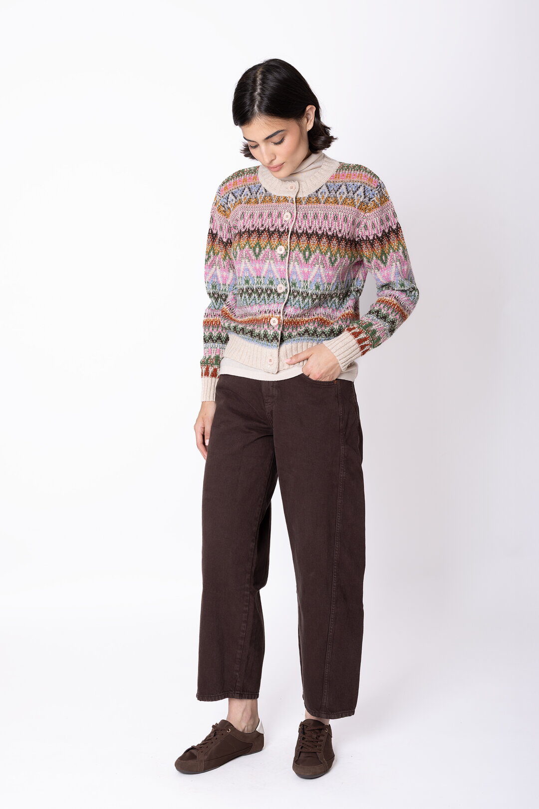 Cardigan Azulejo Wave