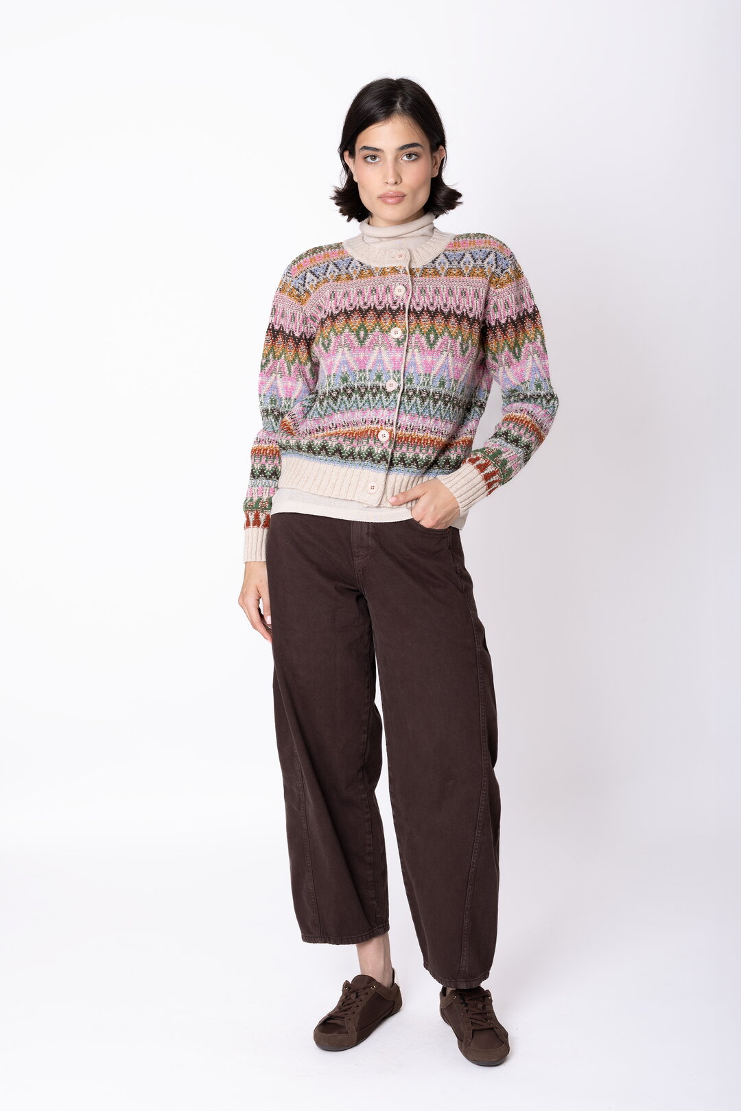 Cardigan Azulejo Wave