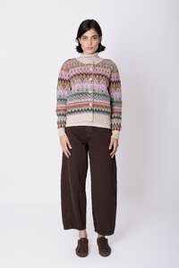 Cardigan Azulejo Wave