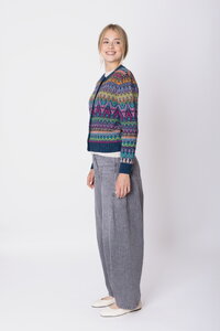 Cardigan Azulejo Wave
