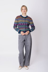 Cardigan Azulejo Wave