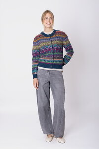 Cardigan Azulejo Wave
