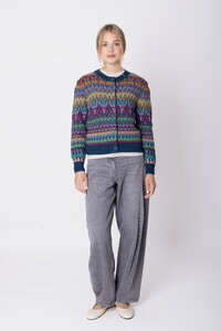 Cardigan Azulejo Wave