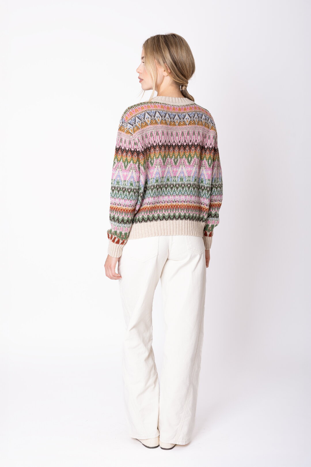 Azulejo Wave Wolle Pullover
