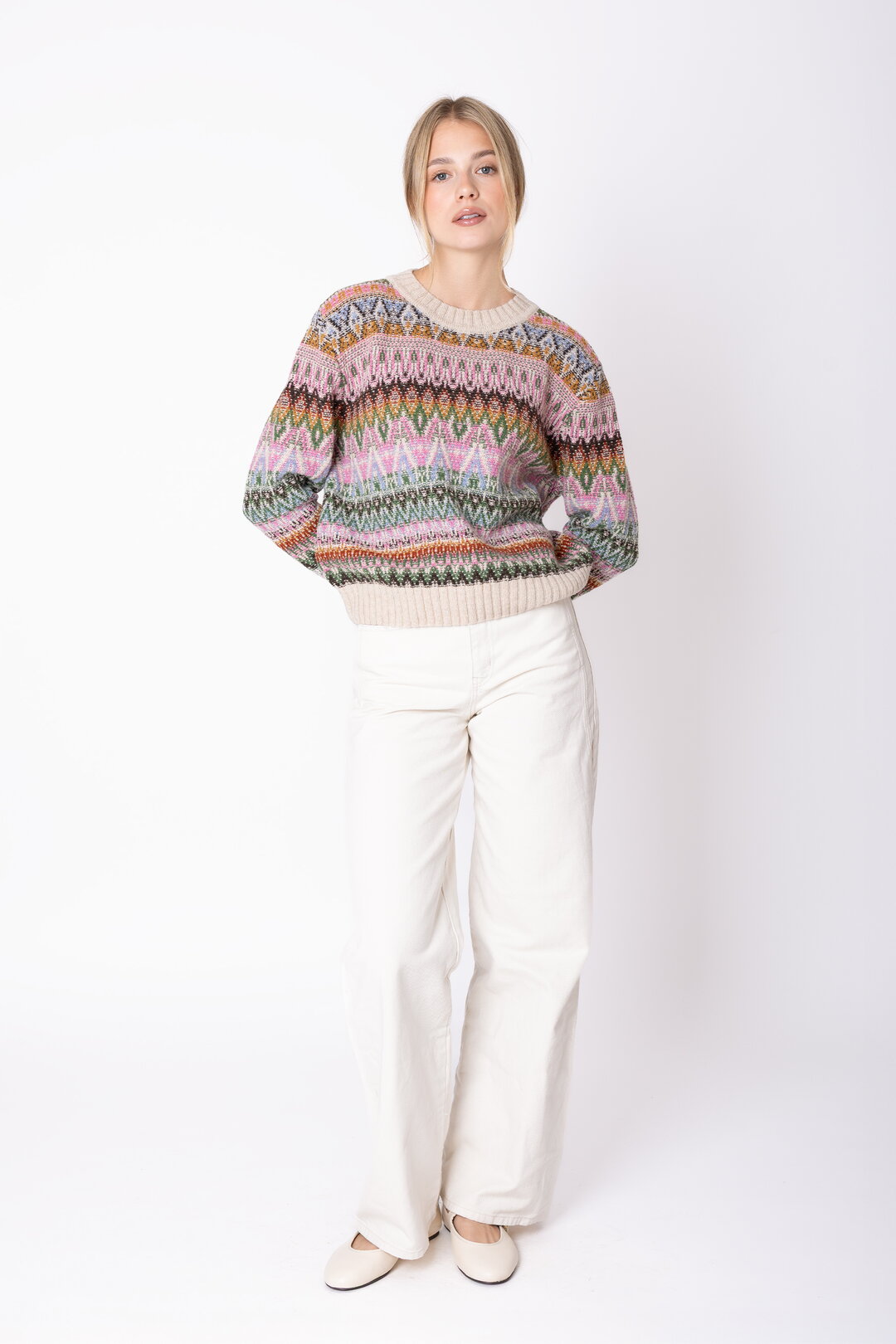 Azulejo Wave Wolle Pullover