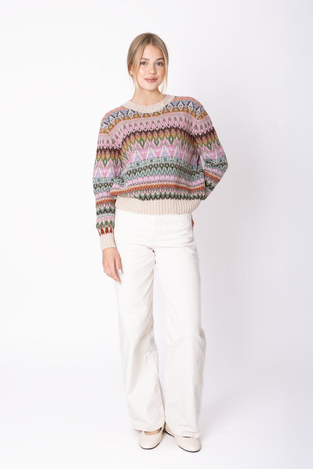 Azulejo Wave Wolle Pullover