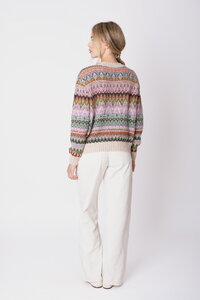 Azulejo Wave Wolle Pullover