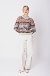 Azulejo Wave Wolle Pullover