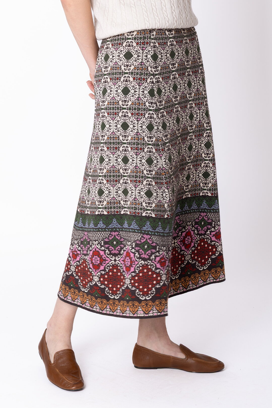 Strickrock „Azulejo“ in A-Linie