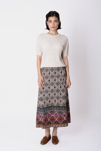 Strickrock „Azulejo“ in A-Linie