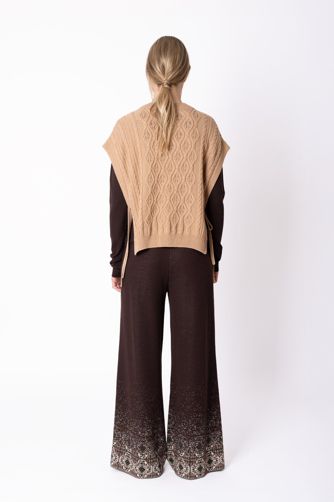 Knit Pants Azulejo