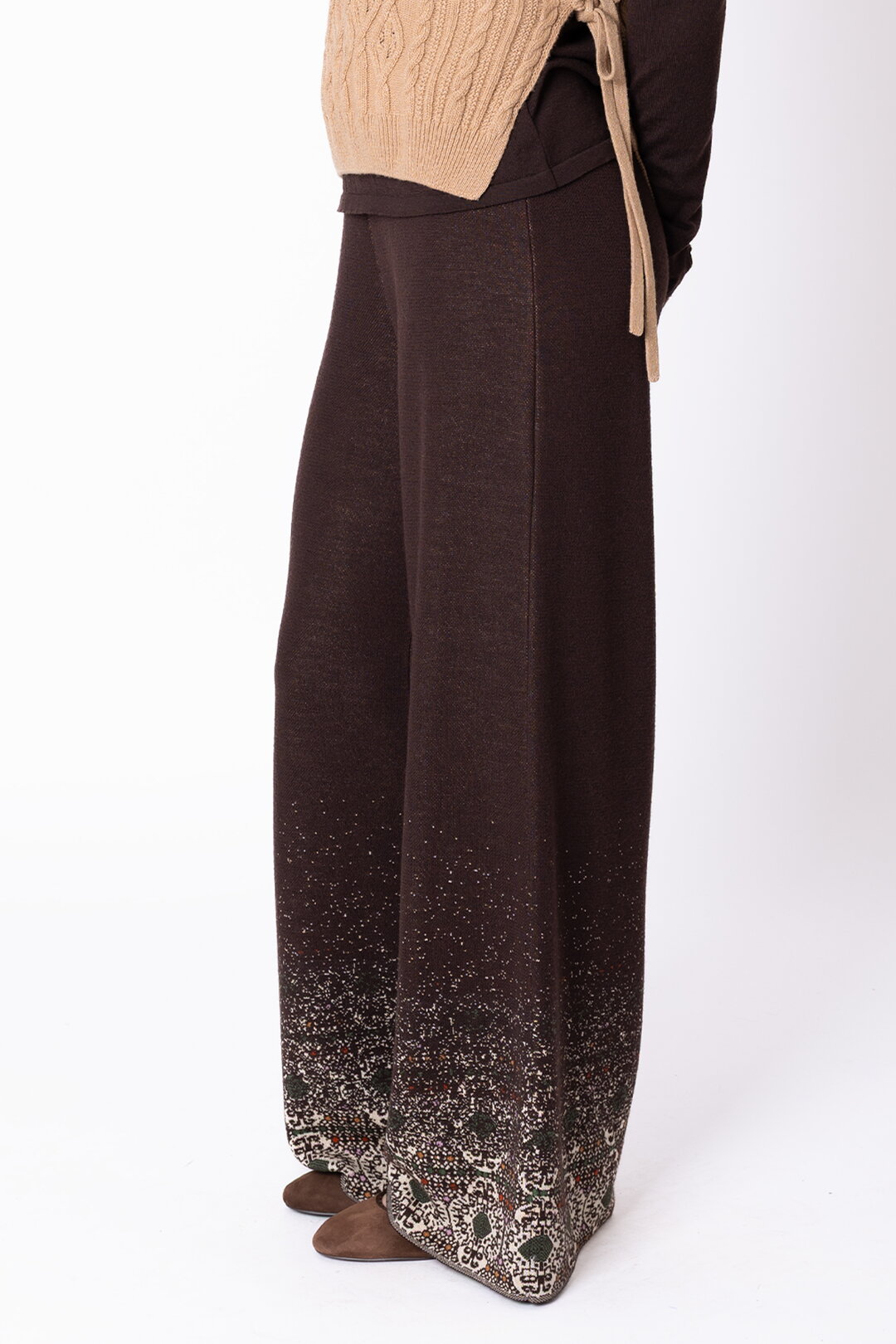 Knit Pants Azulejo