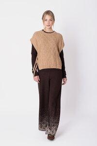 Knit Pants Azulejo