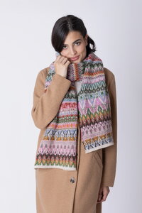 Knit Scarf Azulejo Wave