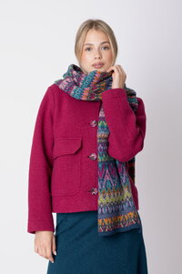 Knit Scarf Azulejo Wave