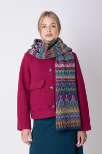 Knit Scarf Azulejo Wave