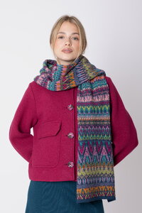Knit Scarf Azulejo Wave