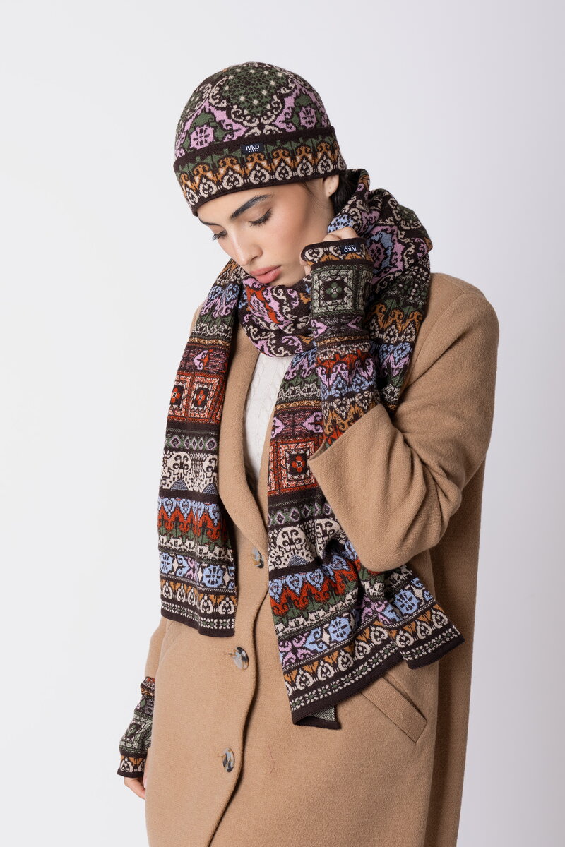 Knit Scarf Azulejo
