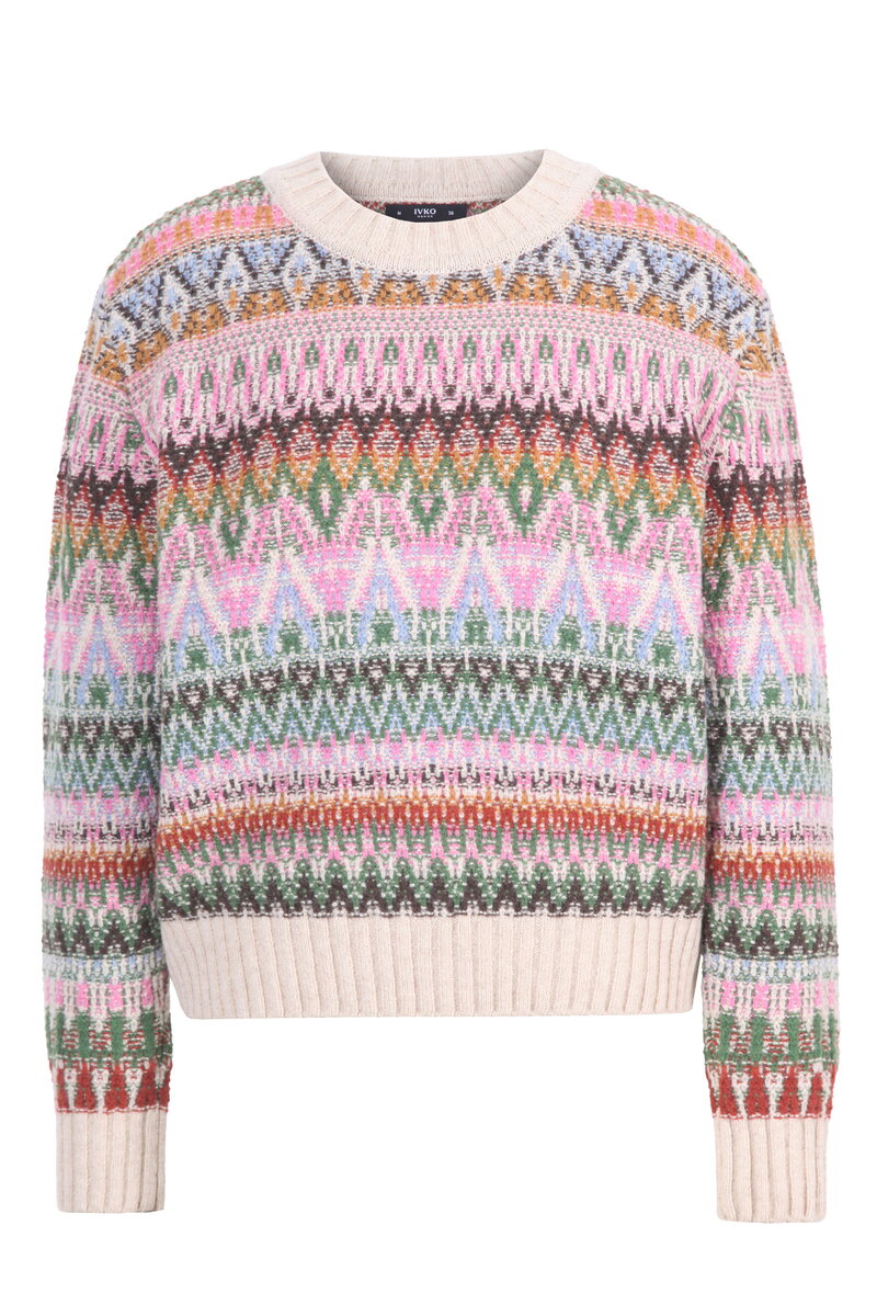 Azulejo Wave Wolle Pullover