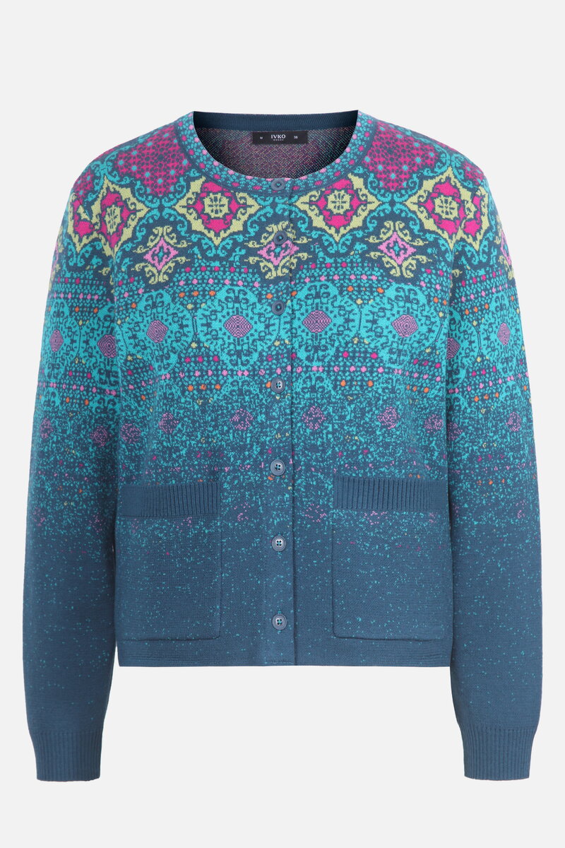 Strickkardigan Azulejo Fade