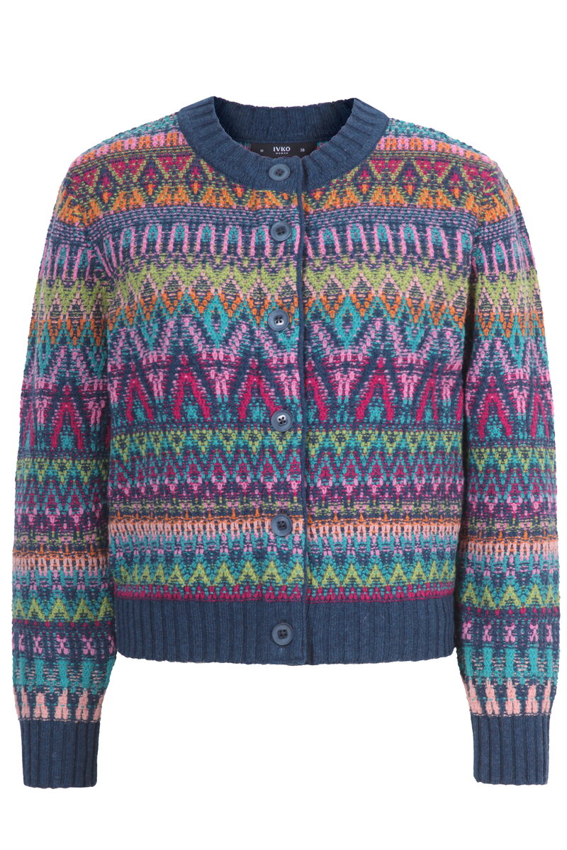 Cardigan Azulejo Wave