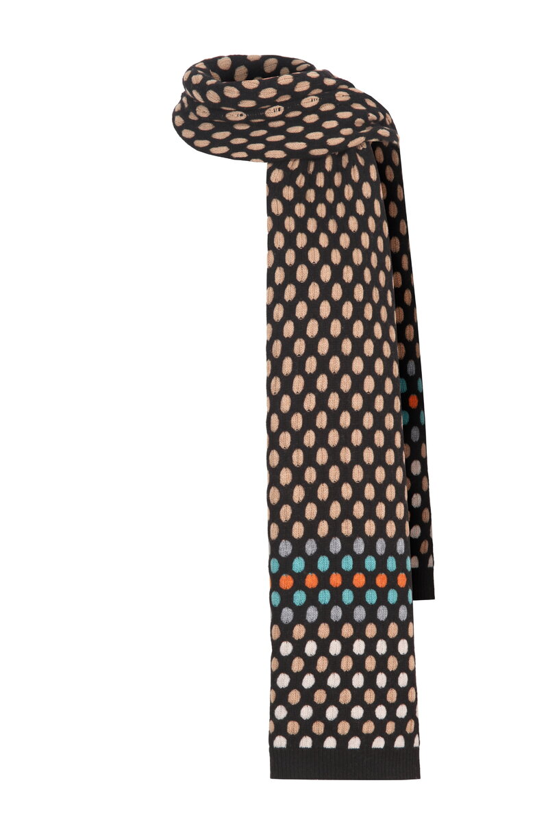 Knit Scarf Bubbles