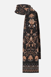 Strick Schal Fika Floral