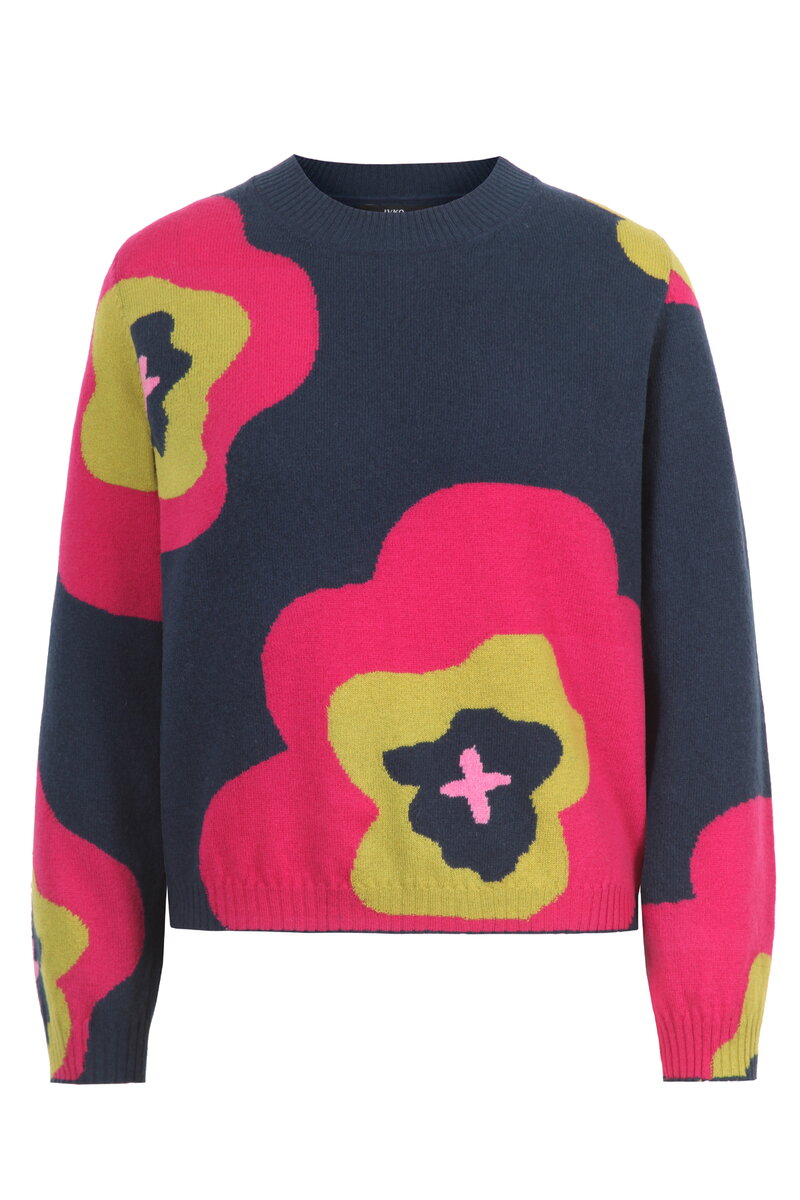 Wollpullover Imprint Bloom