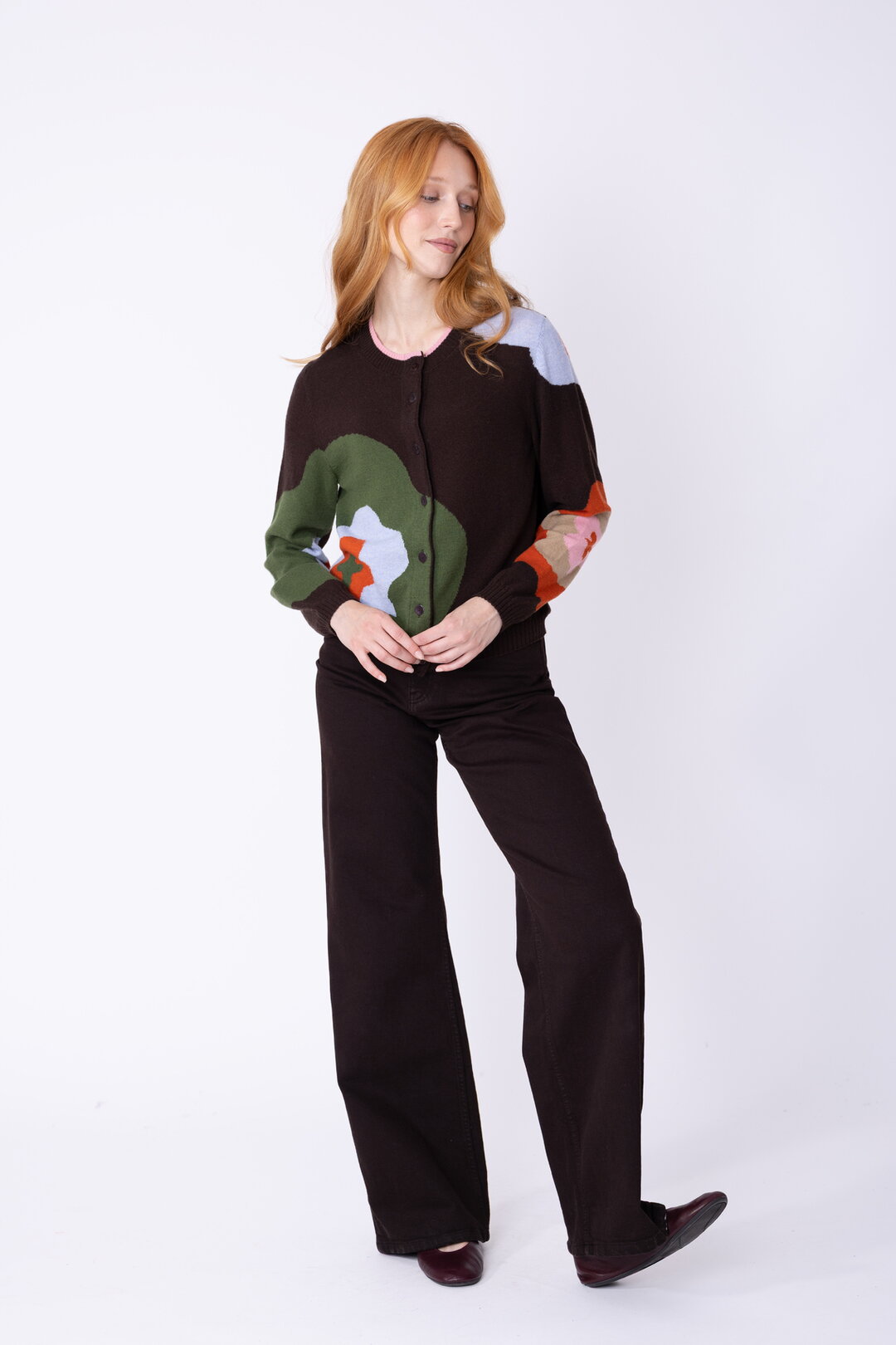 Cardigan Imprint Bloom