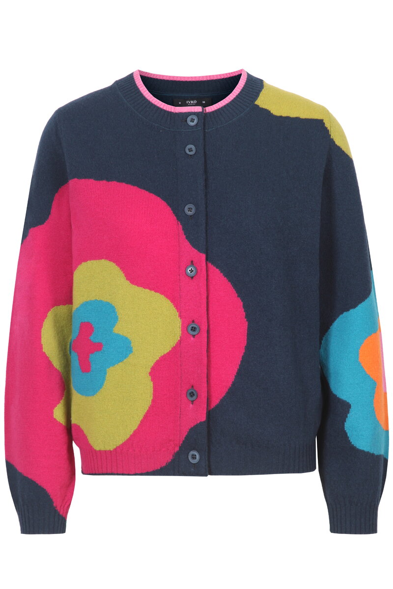 Cardigan Imprint Bloom