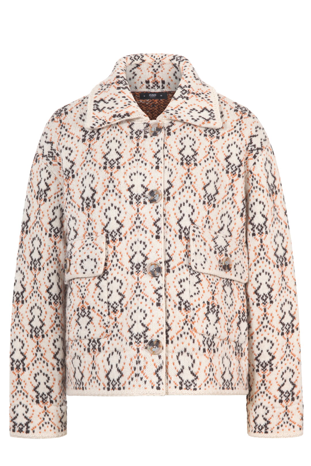 Kurze Strickjacke Fika Floral