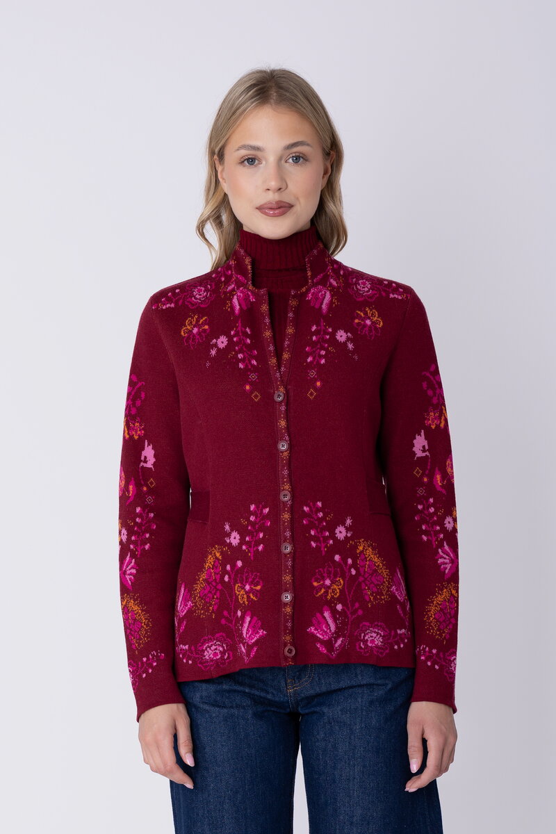 Pletena Jakna Fika FLoral