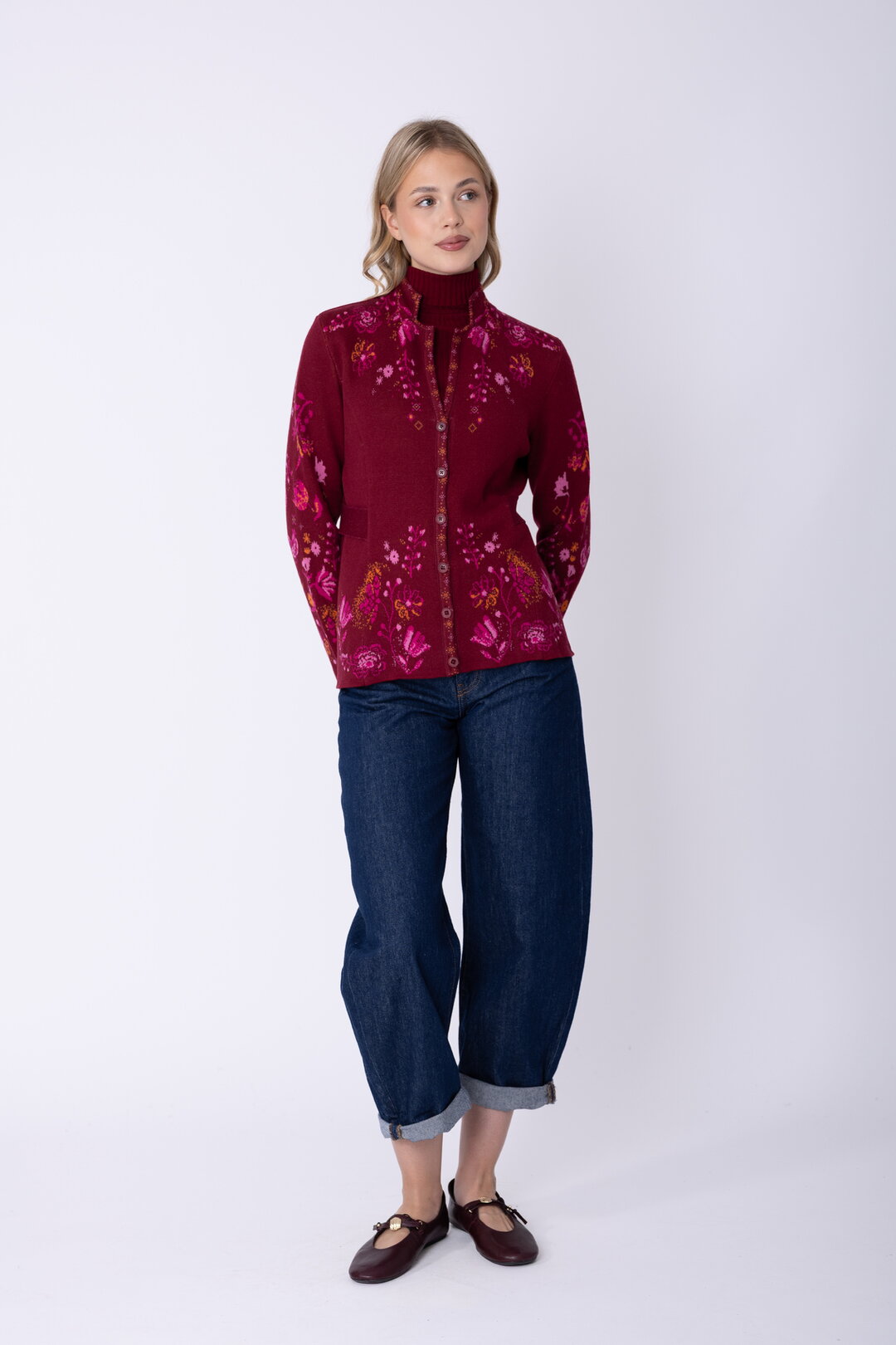 Strickjacke Fika Floral