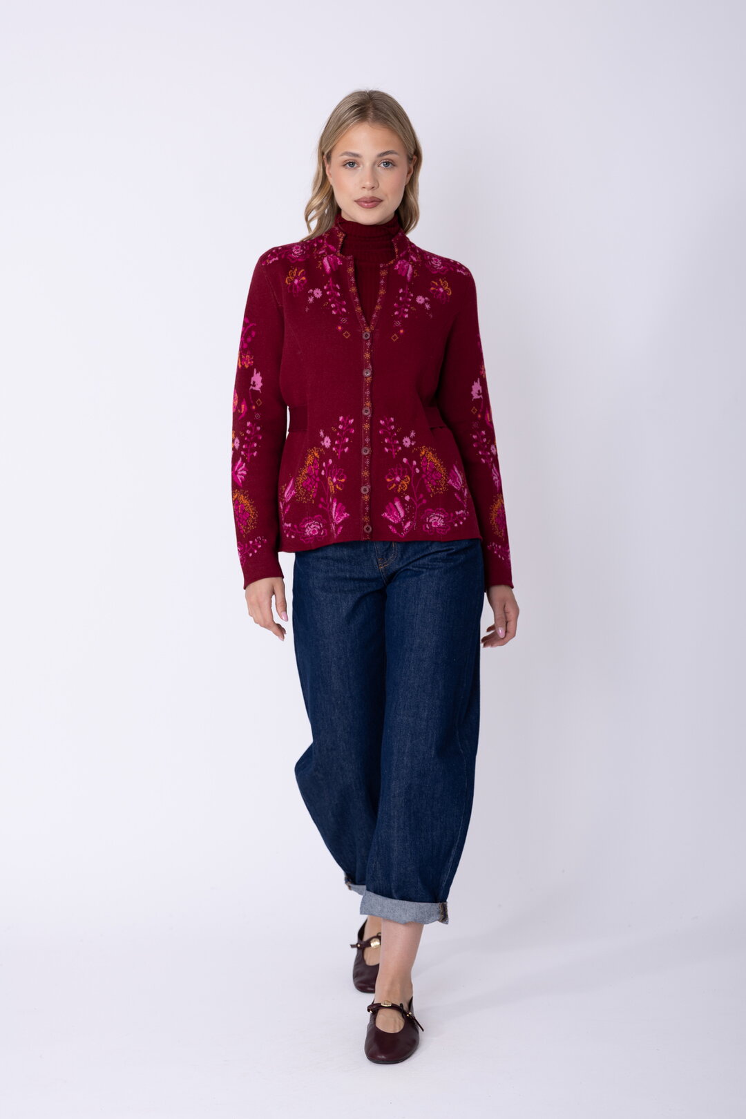 Strickjacke Fika Floral