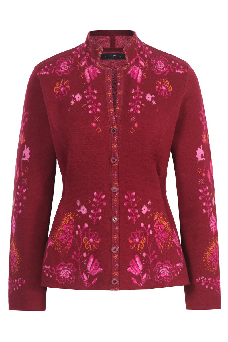 Pletena Jakna Fika FLoral