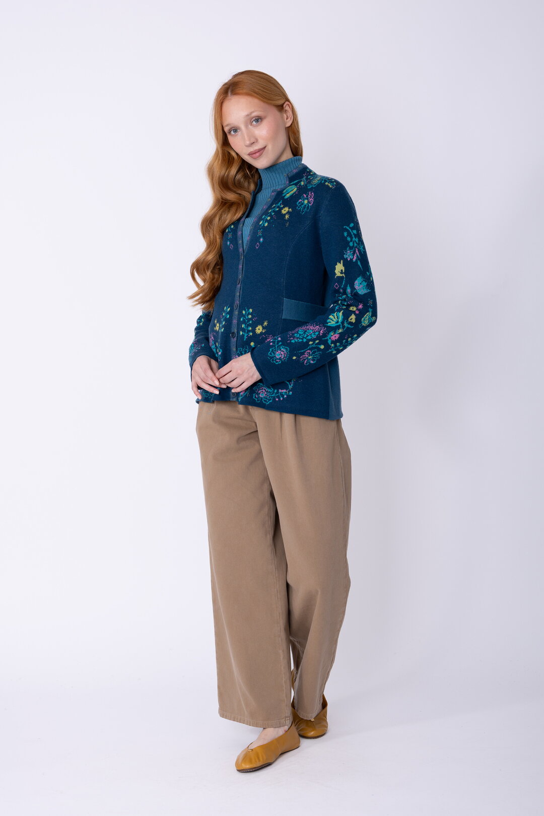 Strickjacke Fika Floral