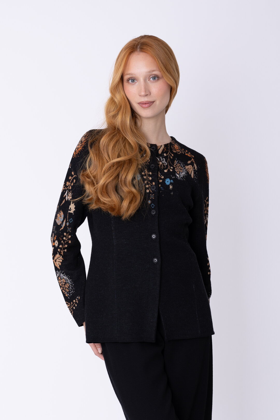 Taillierter Cardigan Fika Floral