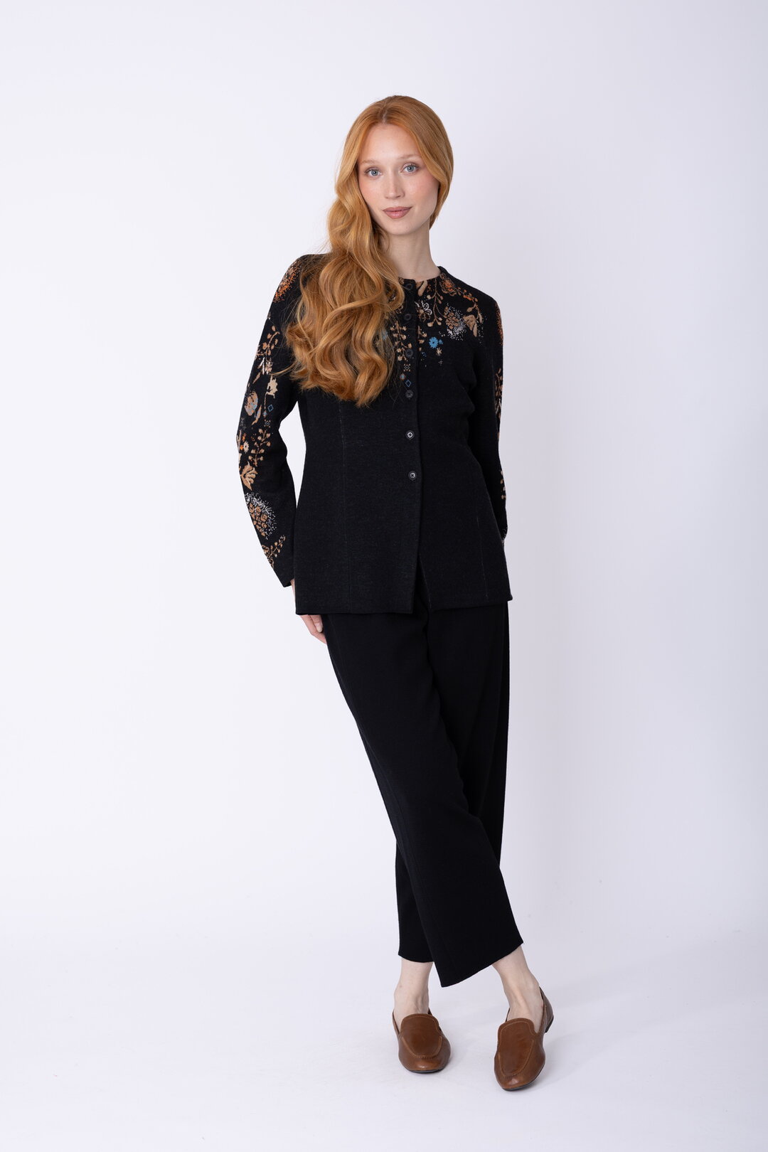 Taillierter Cardigan Fika Floral