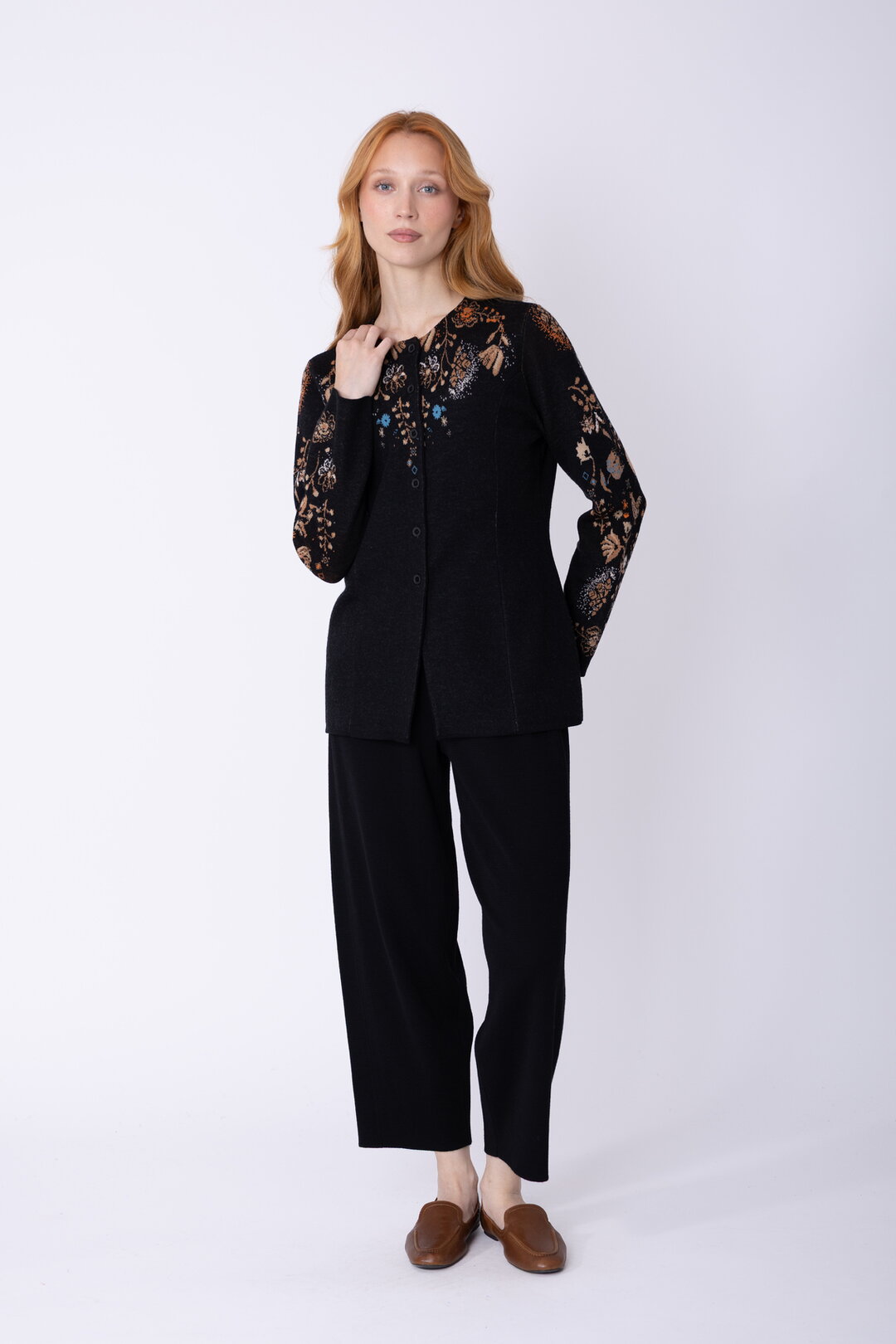 Taillierter Cardigan Fika Floral