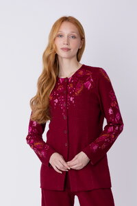 Fitted Cardigan Fika Floral