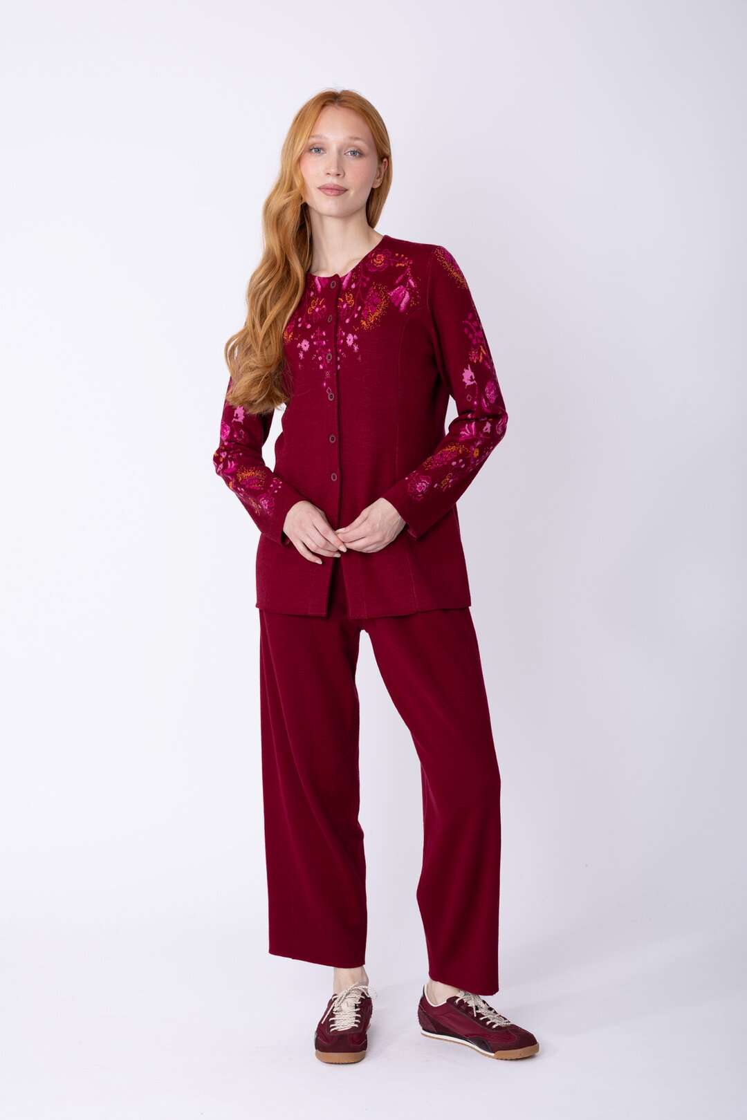 Fitted Cardigan Fika Floral