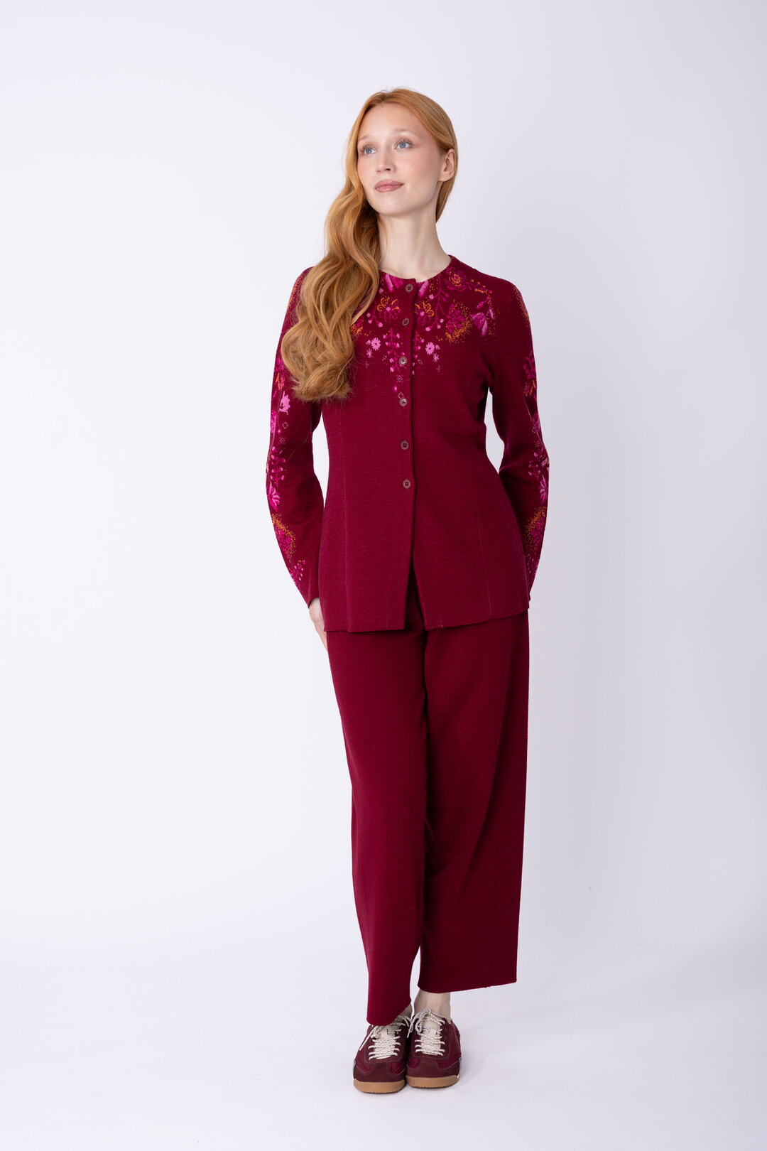Fitted Cardigan Fika Floral