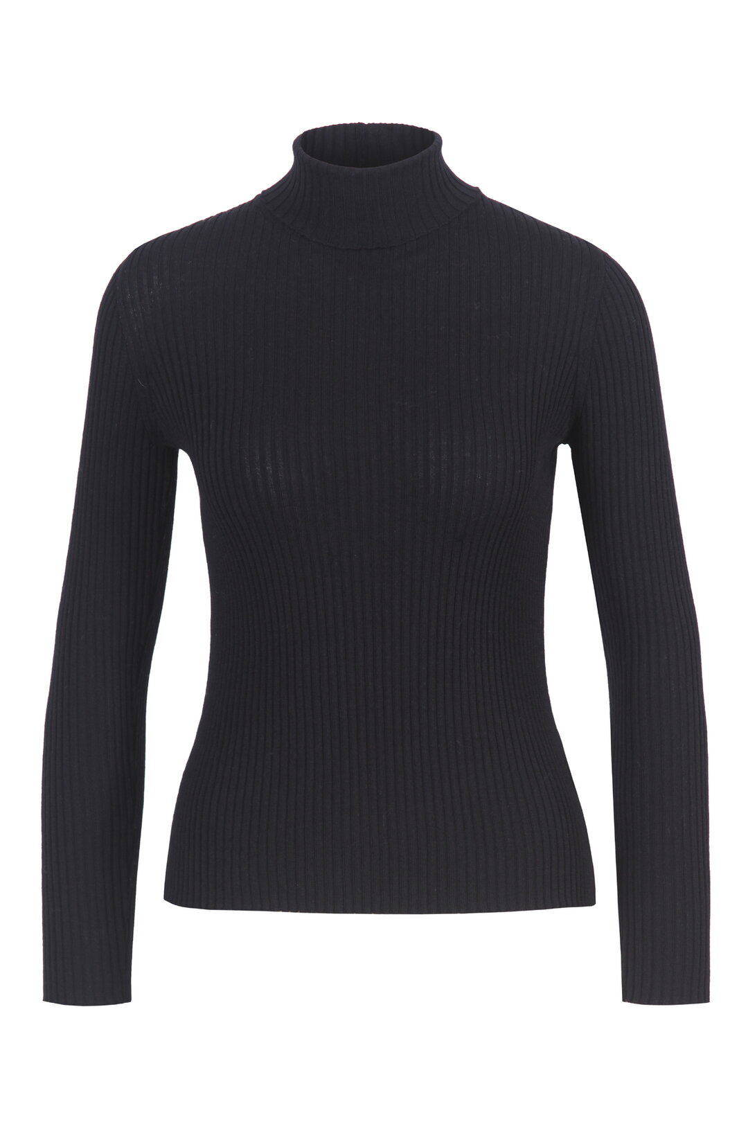 Merino-Ripp Rollkragenpullover