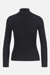 Merino-Ripp Rollkragenpullover